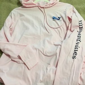 Vineyard Vines long sleeve hooded tshirt lg